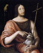 Jean Clouet, Portrait of Francois I as St John the Baptist